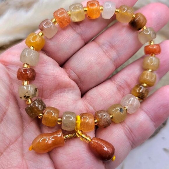 Nature Agates With Charms Bracelets - Picture 10 of 10